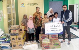 Berbagi Kebahagiaan, BRI Surabaya Salurkan Rp120 Juta untuk Operasional Panti