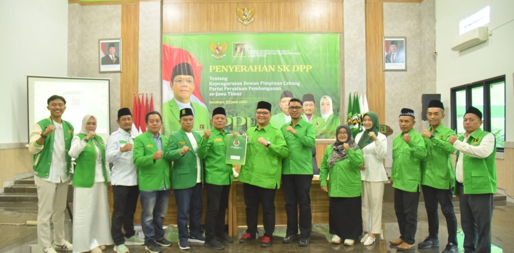 Terima SK Kepengurusan, PPP Kota Mojokerto Siap Rebut Satu Fraksi DPRD